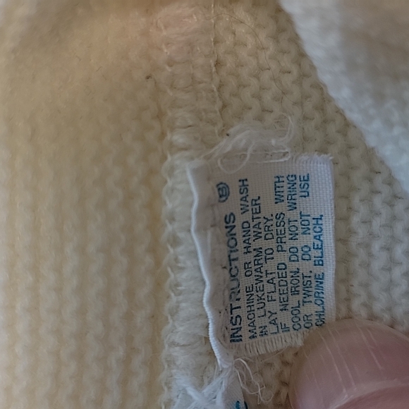 Vintage Miniatures Kids Sweater Dress Cardigan Knit Smocked Floral Flowers Girls - Picture 9 of 12